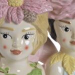 FIGURA BUSTO MENINA C/ASAS C/FURO