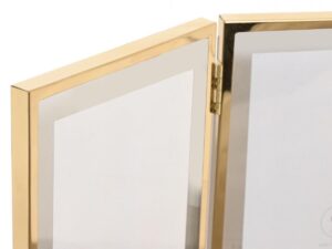 MOLDURA FOTO 13X18 DUPLA INOX+VIDRO