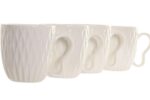 CONJ.4 CANECAS PORCELANA C/SUPORTE BAMBU - Image 3