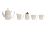 SERVICO DE CAFE PORCELANA CONJ.6 C/TABULEIRO BAMBU - Image 2