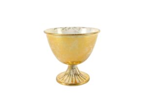 METAL -TAÇA COR BRANCO OURO