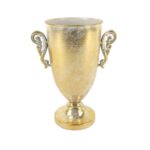 METAL -TAÇA C/PE COR OURO/BRANCO