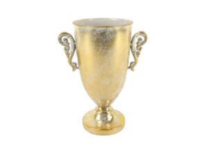 METAL -TAÇA C/PE COR OURO/BRANCO