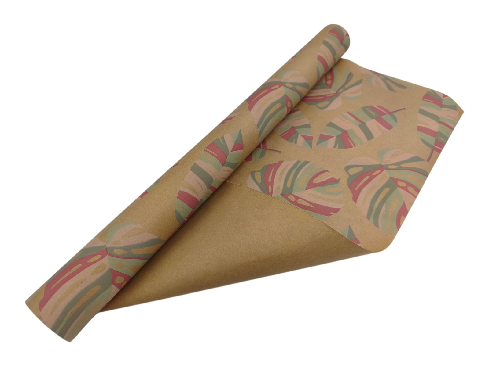 122.000062 ROLO KRAFT 70CMX25MTS MONSTERA COR:ROSA - Image 1