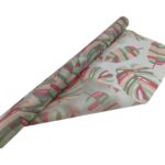ROLO CELOFANE TRANSLUCIDO 70CMX25MTS MONSTERA COR:ROSA