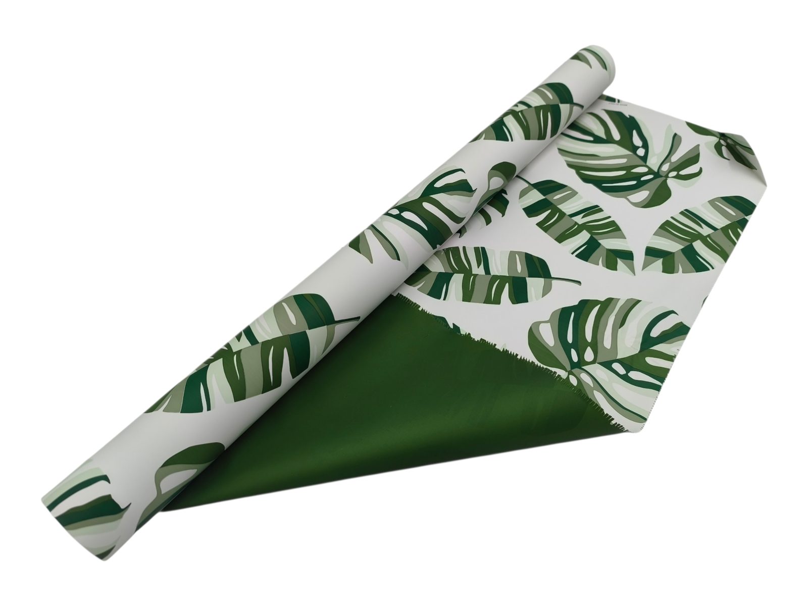 122.000065. ROLO CELOFANE 70CMX25MTS MONSTERA COR:VERDE - Image 1