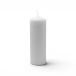 VELA PILAR CERA COR:BRANCO