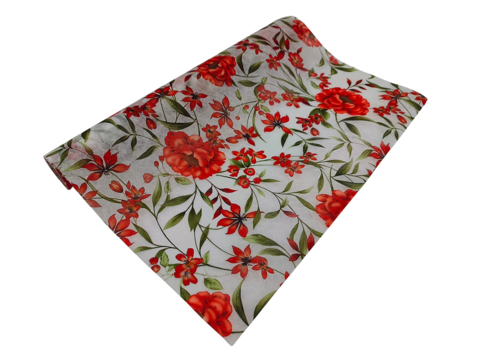 1340-07 ROLO FIBRA MAGNOLIA 51CMX9MT COR:VERMELHO - Image 1