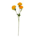 ARTIFICIAL- RANUNCULUS X3 COR:AMARELO