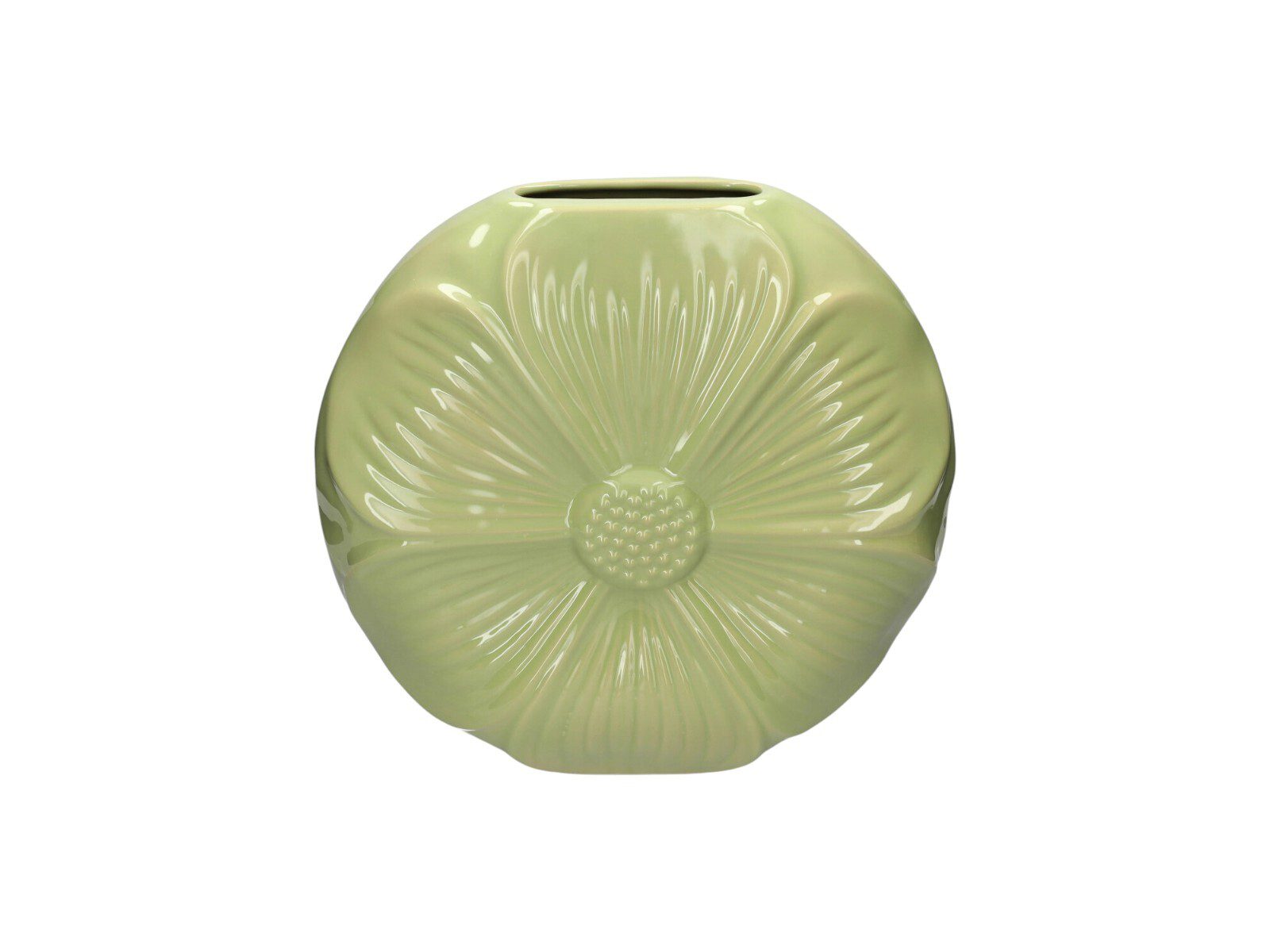 666780300 CERAMICA- JARRA FLOR COR:VERDE - Image 1