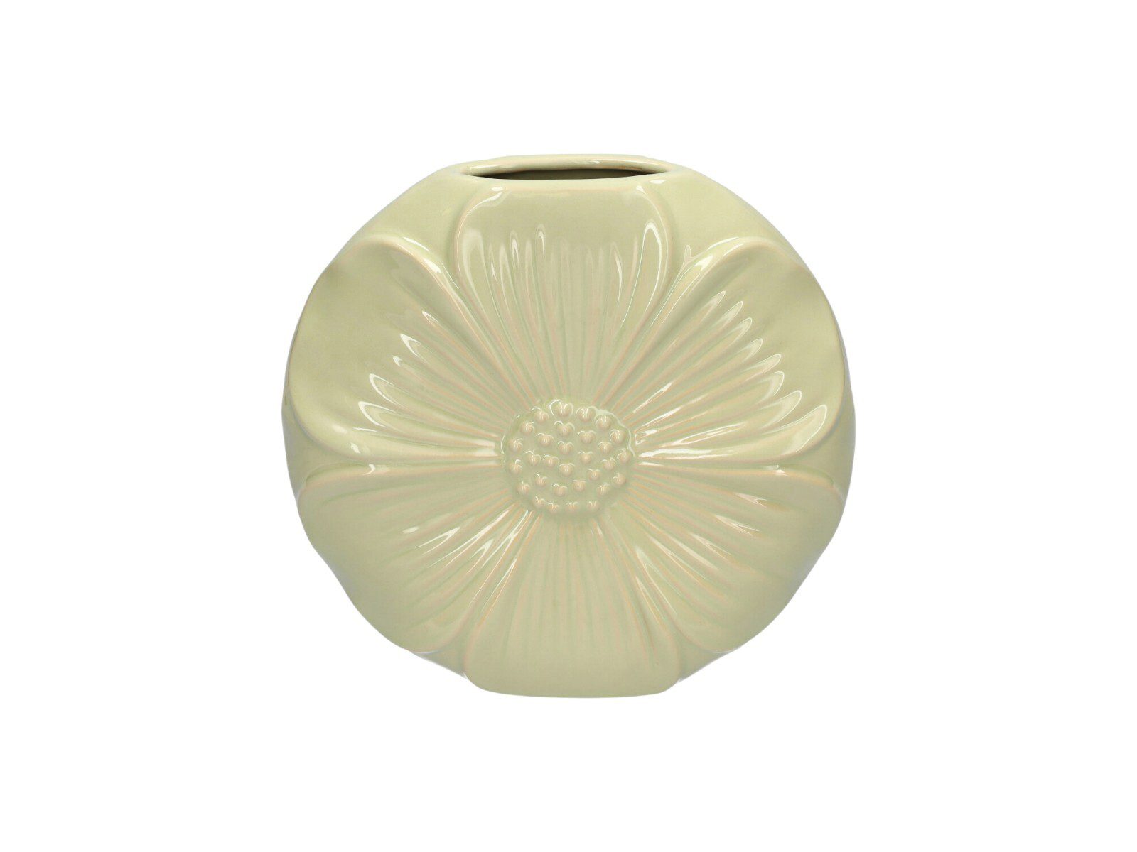666780900 CERAMICA- JARRA FLOR COR:VERDE - Image 1