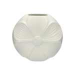 CERAMICA- JARRA FLOR COR:BRANCO
