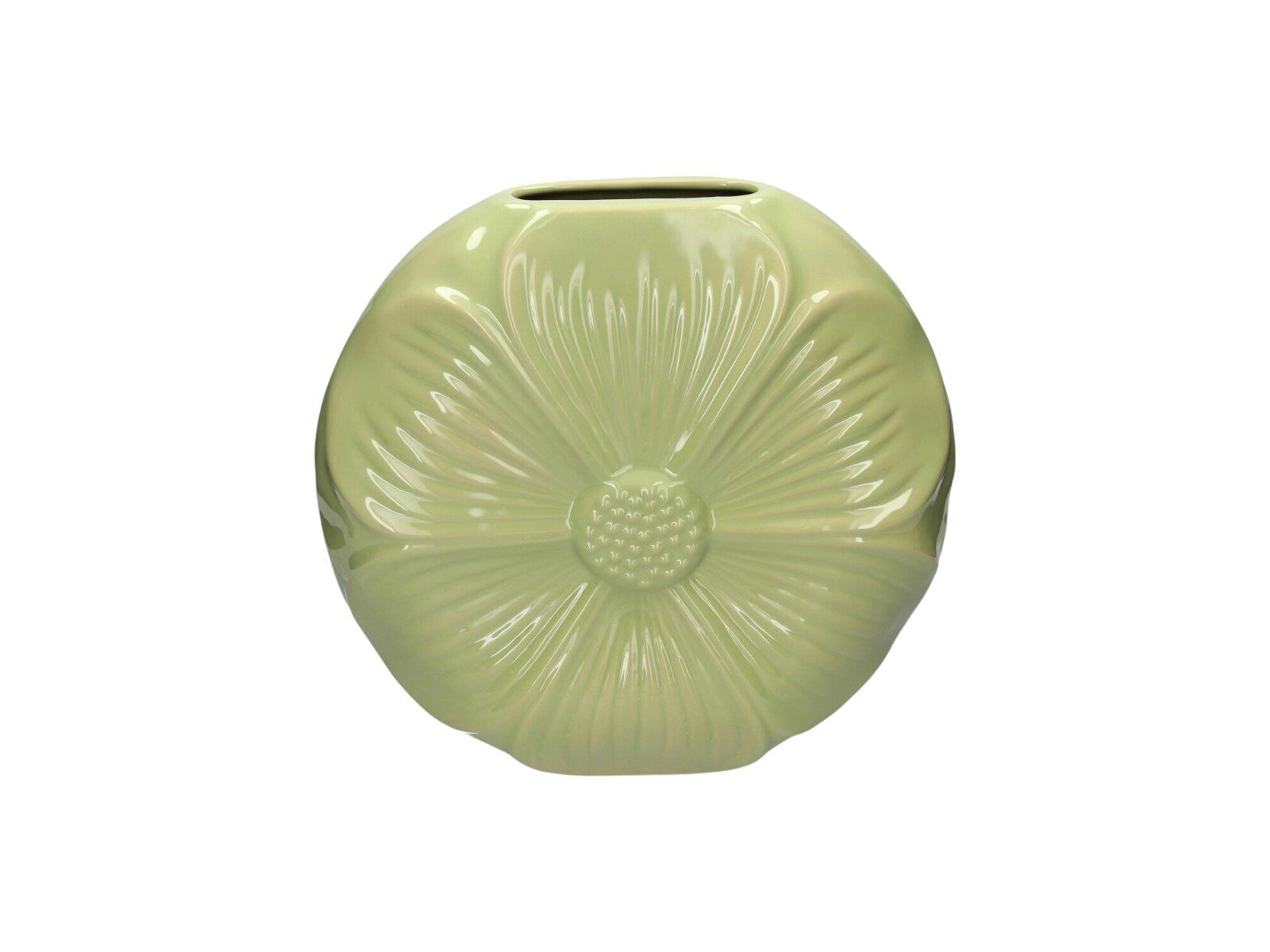 666781700 CERAMICA- JARRA FLOR COR:VERDE - Image 1
