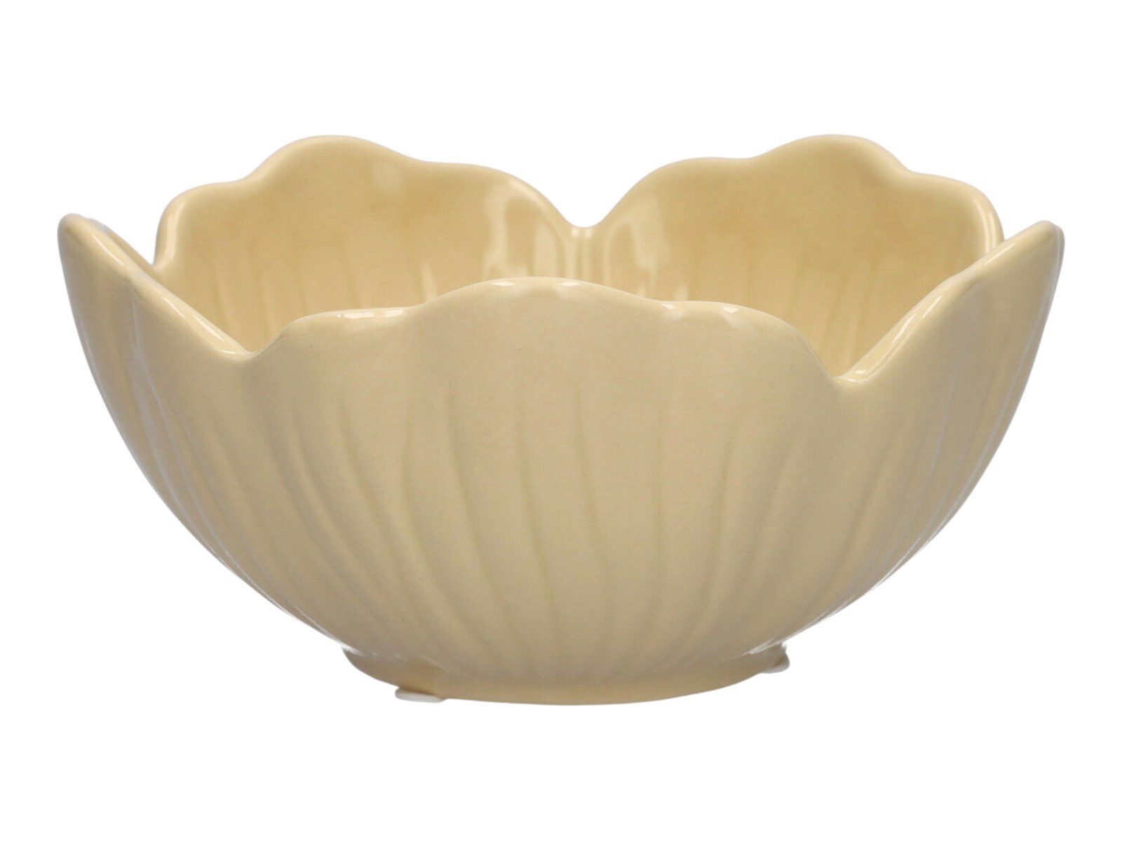 666788200 CERAMICA- TAÇA FLOR COR:BEGE - Image 1