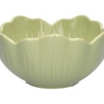 CERAMICA- TAÇA FLOR COR:VERDE