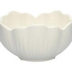 CERAMICA- TAÇA FLOR COR:BRANCA