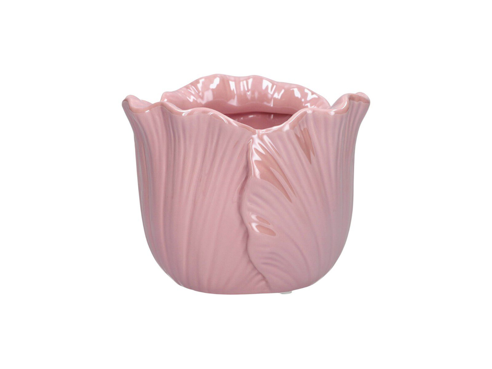 740101137 CERAMICA- CAHEPOT FOLHA COR:ROSA - Image 1