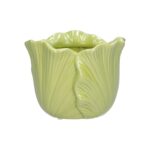 CERAMICA- CAHEPOT FOLHA COR:VERDE