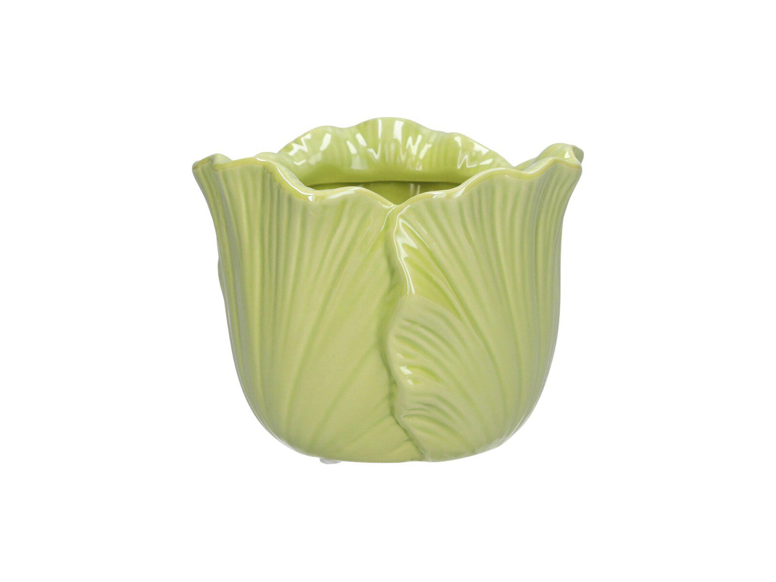740101237 CERAMICA- CAHEPOT FOLHA COR:VERDE - Image 1