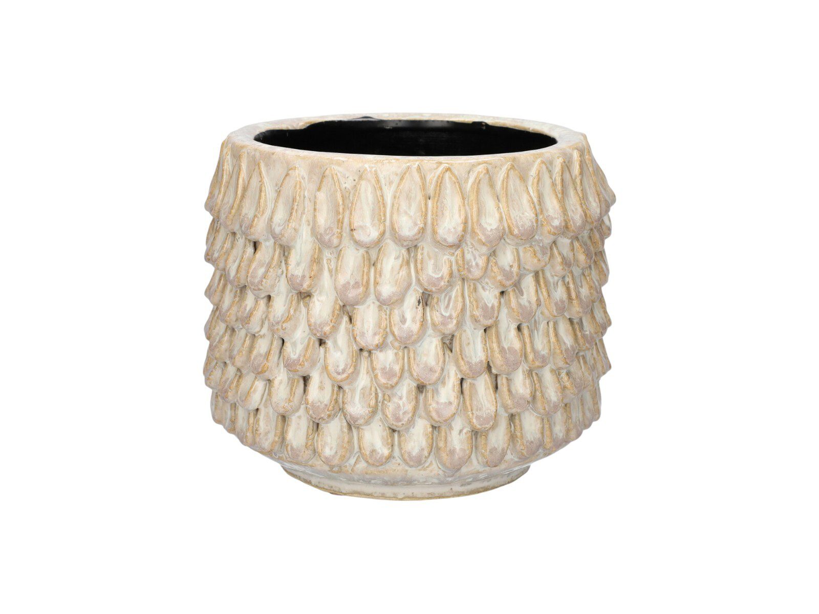 740520900 VASO CERAMICA ELLORA COR:CREME - Image 1