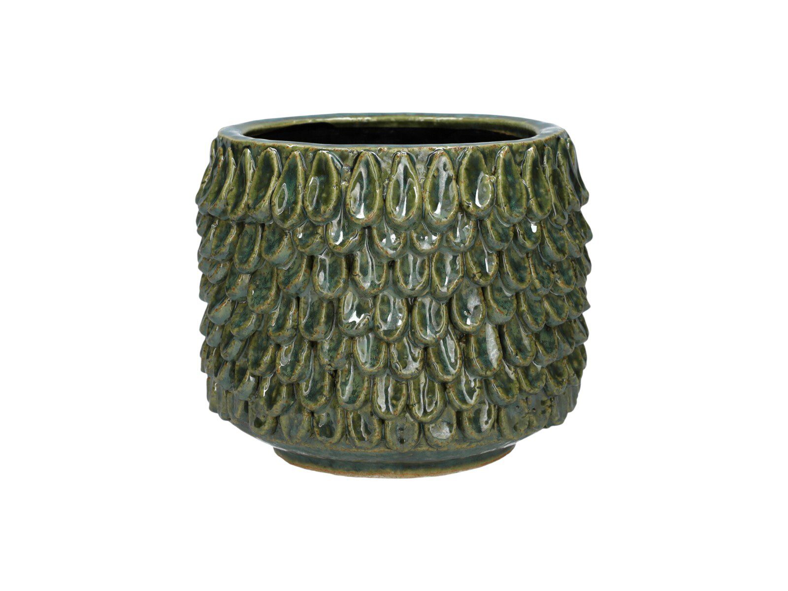 740522800 VASO CERAMICA ELLORA COR:VERDE - Image 1
