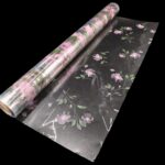 ROLO CELOFANE 70CMX50MTS FLOR COR:ROSA