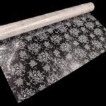 ROLO CELOFANE 70CMX50MTS FLOR COR:BRANCO