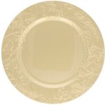 PRATO MARCADOR PLASTICO 33CM COR:DOURADO