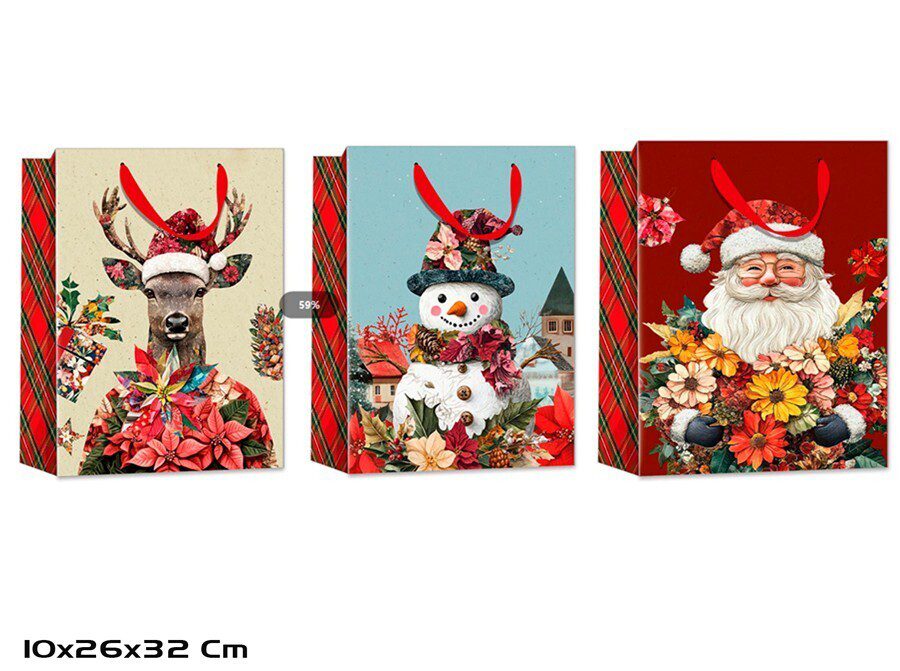 8445393628844 SACO PAPEL MOTIVOS NATAL - Image 1