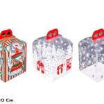 CAIXA DE PRESENTE PLASTICO MOTIVO NATAL