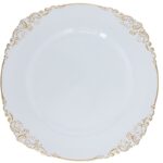 PRATO MARCADOR PLASTICO 33CM COR:BRANCO