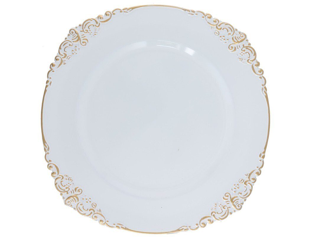 8445393680279 PRATO MARCADOR PLASTICO 33CM COR:BRANCO - Image 1