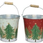 VASO METAL MOTIVO NATAL