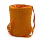 RAFIA ROLO 1CMX200MTS "AMARELO ESCURO"
