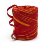 RAFIA ROLO 1CMX200MTS "AMARELO/VERMELHO"