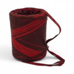 RAFIA ROLO 1CMX200MTS "VERMELHO/BORDO"