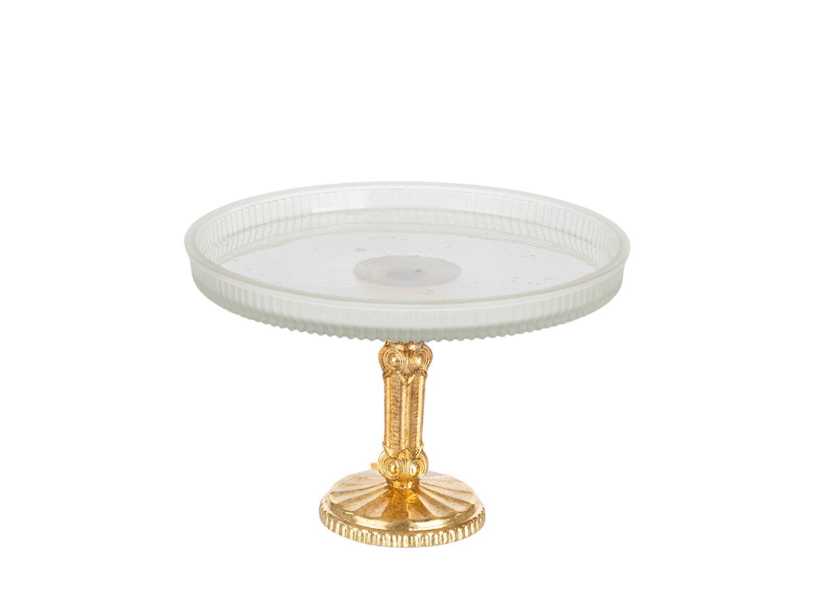 AR0509.98 BASE VIDRO C/PE METAL COR:OURO - Image 1