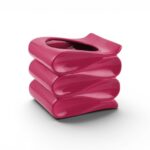 CACHEPOT VIENNETTA CERAMICA COR:FUCSIA