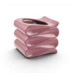 CACHEPOT VIENNETTA CERAMICA COR:ROSA
