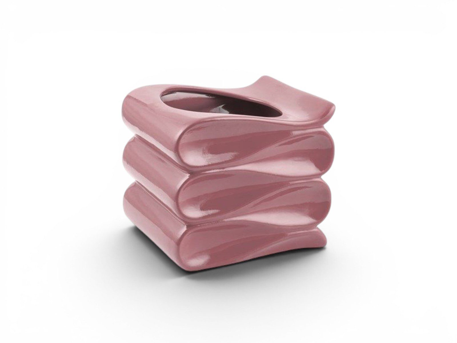 rc-42-rs-43581 CACHEPOT VIENNETTA CERAMICA COR:ROSA - Image 1