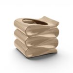 CACHEPOT VIENNETTA CERAMICA COR:CAMEL