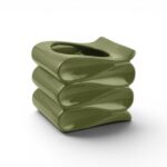 CACHEPOT VIENNETTA CERAMICA COR:VERDE