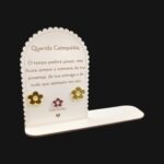 PLACA MADEIRA C/SUPORTE CATEQUISTA