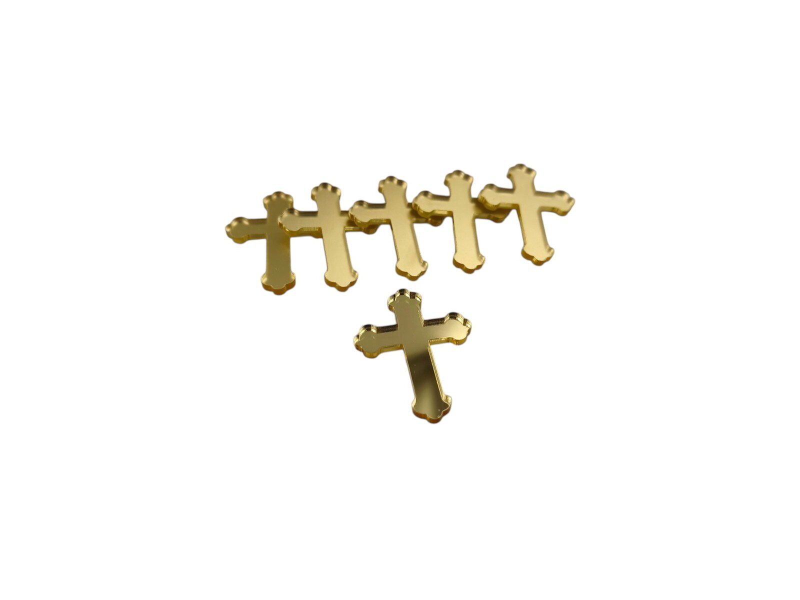 130.000040 CRUZ ACRILICO 4CM PACK C/6UNID - Image 1