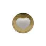 ACRILICO IMAN DIA.8CM C/CORAÇAO GESSO CATEQUISTA