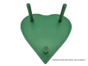 CORAÇAO FECHADO C/BASE PLASTICO 50CM PACK C/2