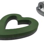 CORAÇAO ABERTO C/BASE 45CM PACK C/2
