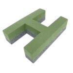 ESPONJA LETRA "H" 25CM