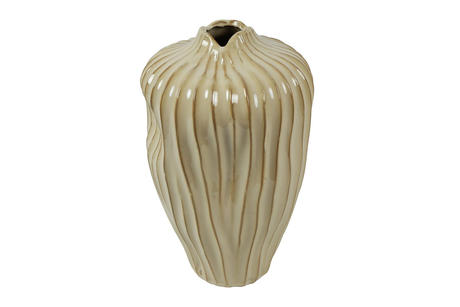 836629 CERAMICA- JARRA SERAFIN COR:CREME - Image 1