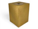 COLUNA C/FURO PLASTICO COR:DOURDADO